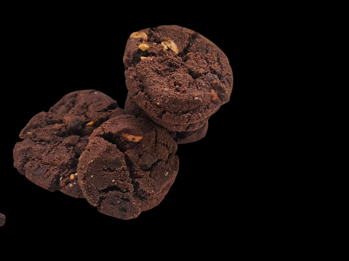 Cocoa and peanut biscuit